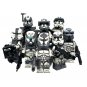 8pcs Star Wars Wolfpack Wolffe AT-RT Driver Heavy Gunner troopers Minifigures