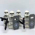 4pcs Star Wars The Bad Batch Wilco's company Clone Troopers Minifigures Set