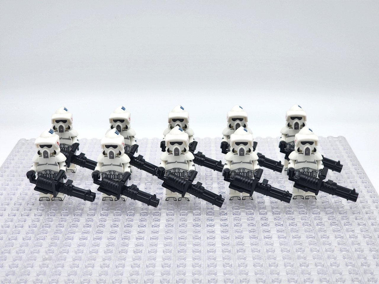 10pcs Lightning Squadron ARF troopers Star Wars Minifigures Set