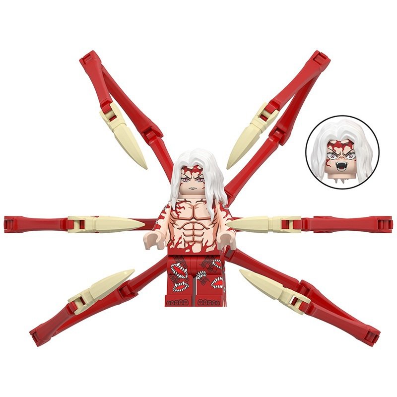 Demon Slayer Muzan Kibutsuji (Combat form) Minifigures Weapon and ...