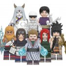 8pcs Naruto Series Kaguya Kushina Kabuto Anko Mu Gengetsu Minifigures Set