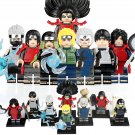 8pcs Naruto Itachi Madara Hashirama Tobirama Hiruzen Minato Minifigures Set