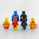6pcs The Flash Reverse-Flash Zoom The Joker Batman Imposter Minifigures Set