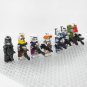 8pcs Star Wars Commander Gree Bly Bacara Cody Wolffe Captain Rex Minifigures Set