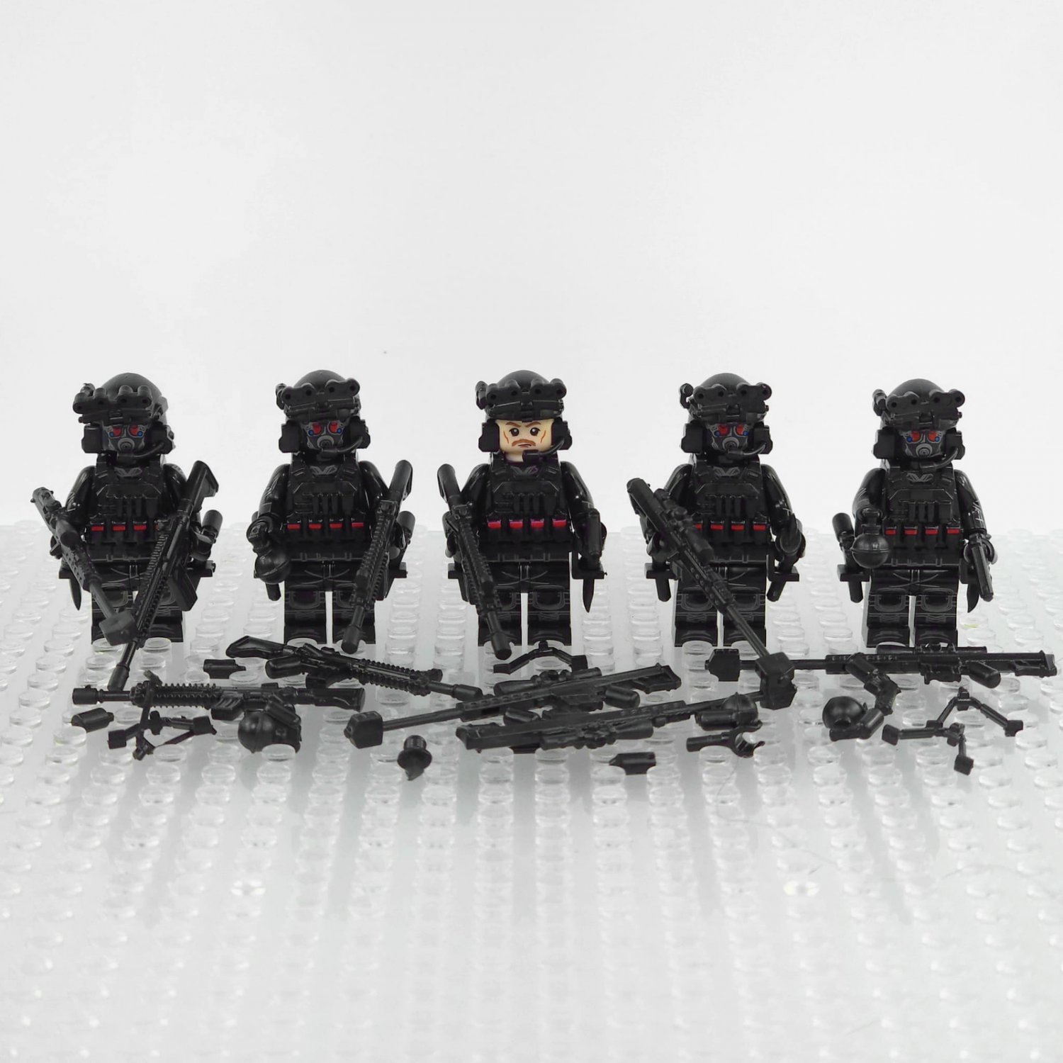 5pcs British Army (SAS) Special Air Service Regiment Minifigures Set