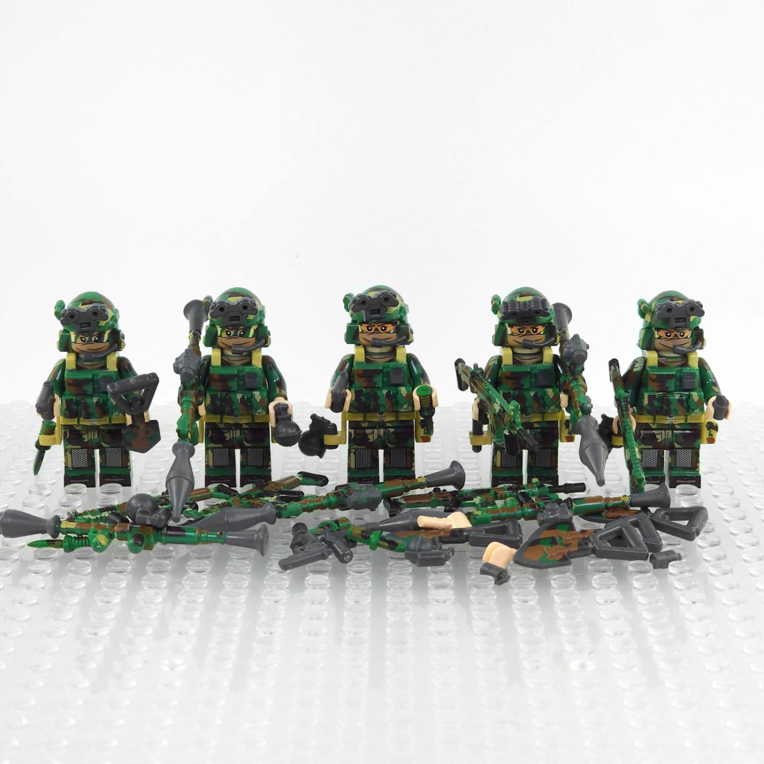 5pcs The Kommando Spezialkrafte (KSK) German Special Forces Minifigures Set