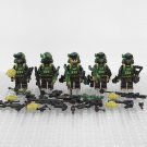 5pcs Russian Alpha Team Special Forces Soldiers Minifigures Set