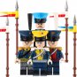 4pcs Napoleonic Wars Vistula Brunswick Silesian Russian Uhlan Minifigures Set