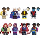 8pcs X-Men Magneto Madelyne Pryor Mr Sinister Bishop Sunspot Minifigures Set