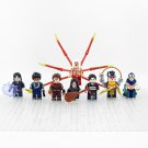 8pcs Demon Slayer Kimetsu no Yaiba Infinity Castle Muzan Minifigures Set