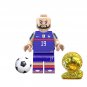 8pcs Football Players Messi Ronaldo Erling Haaland Sergio Ramos Minifigures Set