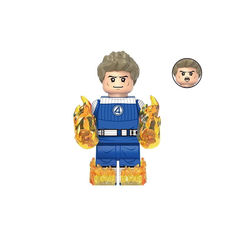 Marvel Superhero Human Torch Minifigures Toy Gifts for children