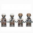 WW2 Winter Snow Camouflage German Army Minifigures Toy Gifts for children