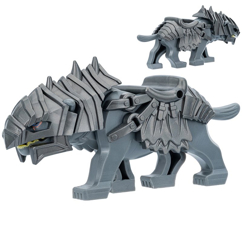 Gray Warg (Gray Wolf) The Lord of the Rings Minifigures Minifigs Toy Gift
