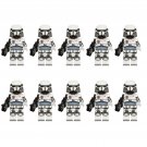 10pcs Star Wars Imperial Commando guards Minifigures Building Toys