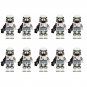 10pcs Star Wars Imperial Commando guards Minifigures Building Toys