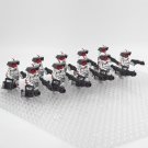 10pcs Star Wars Riot Control Troopers Coruscant Guard Minifigures Building Toys