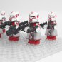 10pcs Star Wars Heavy Shock Troopers Coruscant Guard Minifigures Building Toys