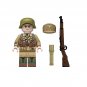 4pcs WW2 German Infantry Erwin Rommel Afrika Korps Minifigures Building Toys