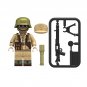 4pcs WW2 German Infantry Erwin Rommel Afrika Korps Minifigures Building Toys