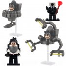 4pcs Skibidi Toilet Berserker Mutant Assailant Detainer Astro Minifigures Toys