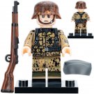 WW2 German Infantry Erbsenmuster Camo Soldier Minifigures Minifigs Toy Gift