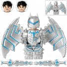 Batman Hellbat Silver DC Superhero Minifigures Weapons and Accessories