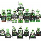 8pcs Star Wars Commander Doom's unit Clone troopers Minifigures Building Toys