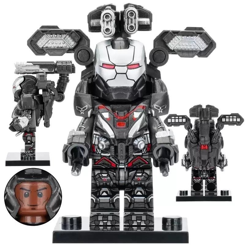 War Machine Mark I Iron Man Minifigures Weapons and Accessories