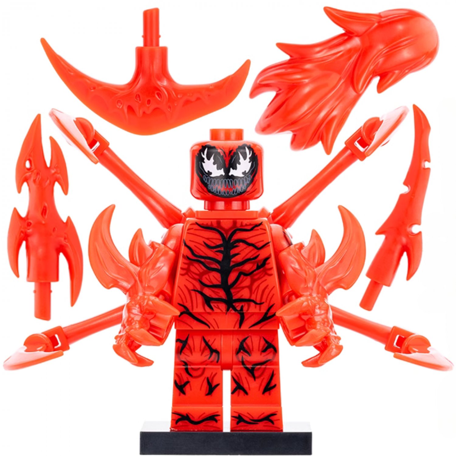 Carnage Symbiote Venom The Last Dance Minifigures Weapons and Accessories