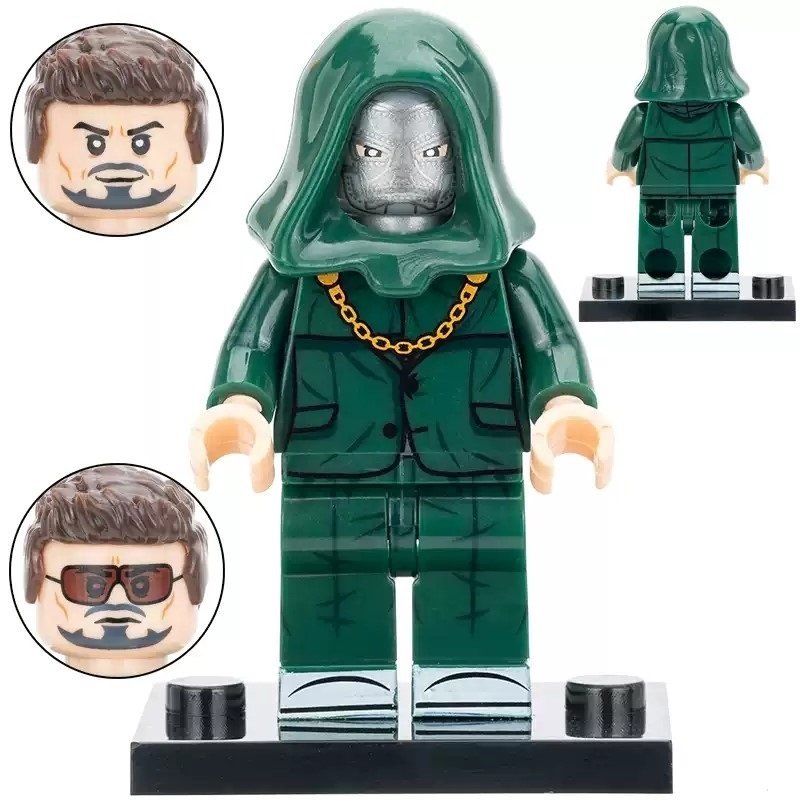 Doctor Doom Robert Downey Jr Marvel Minifigures Weapons and Accessories
