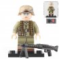 7pcs WW2 German Honor Guard German Luftwaffe and Afrika Korps Minifigures Toys