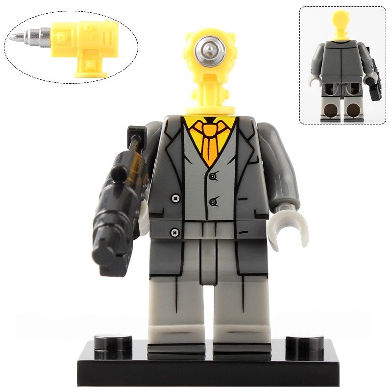 Normal DrillMan Skibidi Toilet Minifigures Building Toys