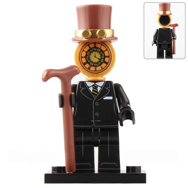 Leader Clockman Skibidi Toilet Minifigures Building Toys