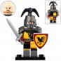 6pcs Castle Dragon Knight Wolfpack Raven Knight Fright Knight Minifigures Toys