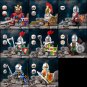 8pcs Medieval Warrior Lionheart Heavy Infantry Knight Archer Minifigure Toy Gift