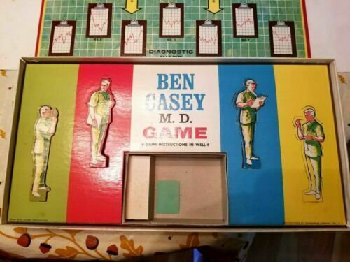 1961 Ben Casey M.D. Game by Transogram - Nice Condition INCOMPLETE PARTS