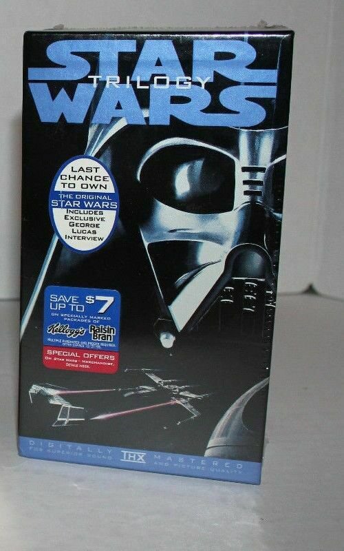 Star Wars Original Trilogy Unedited Theatrical Versions NEW SEALED VHS