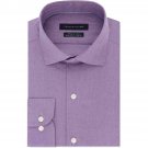 Tommy Hilfiger Men's Long Sleeve Solid Purple Button Down Dress Shirt 16 1/2 34 Tommy Hilfiger Men's Long Sleeve Solid Purple Button Down Dress Shirt 16 1/2 34