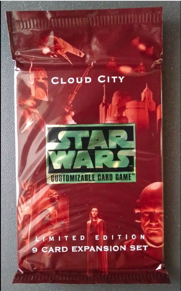 Star Wars CCG  Limited Cloud City Booster Pack Factory Sealed x1