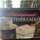 Vintage Elegant Silverplated Sweetener Sugar Packets Caddy Bridgeford NIB