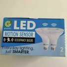 Greenlite White LED Motion Sensor 2 Pack 13W Light Security Bulbs Out /Inside Greenlite White LED Motion Sensor 2 Pack 13W Light Security Bulbs Out /Inside