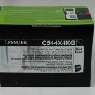 Lexmark C544X4KG Black Extra High Yield Toner Cartridge Genuine OEM Lexmark C544X4KG Black Extra High Yield Toner Cartridge Genuine OEM