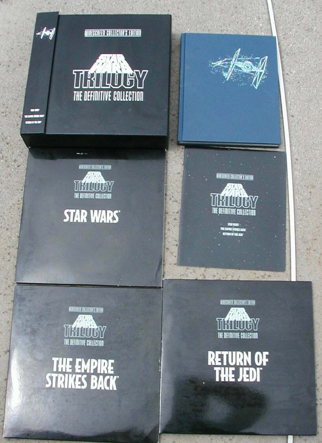 Laser Disc Star Wars Trilogy 9 Disc Collector's Edition Widescreen inc. Book