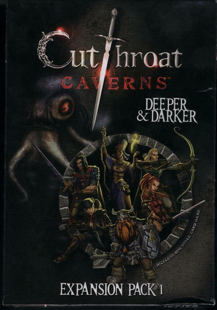Cutthroat Caverns: Deeper and Darker EXPANSION Pack 1 (MIB) by Smirk & Dagger
