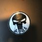 Skull 3" Patch Black & White Iron-On Military 1974