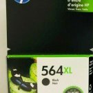 HP Genuine OEM 564XL Black Ink Cartridge (Sheathed NO BOX/BAG) - EXP: 2016 HP Genuine OEM 564XL Black Ink Cartridge (Sheathed NO BOX/BAG) - EXP: 2016