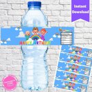 Cocomelon Water Bottle Labels Instant Download