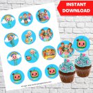 Cocomelon Cupcake Toppers 12pcs Instant Download
