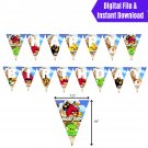Angry Birds Banner Birthday Party